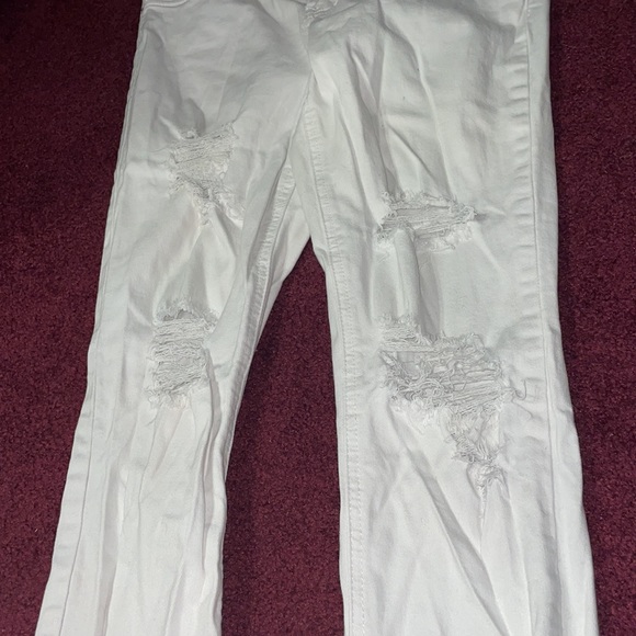 White Ripped Jeans - Picture 6 of 8